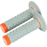 RENTHAL GRIPS DUAL COMP COMFORT - ORG/GRY (G208)
