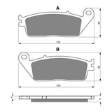GOLDfren Brake Pads GF022 - GP5