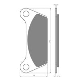 GOLDfren Brake Pads Sintered Sports GF061 - S3 (P137)