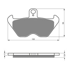 GOLDfren Brake Pads Sintered Sports GF117 - S3 ( PH391 )