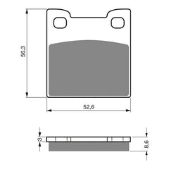 GOLDfren Brake Pads Sintered Sports GF129 - S3 ( PH182 )