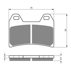 GOLDfren Brake Pads Sintered Sports GF141 - S3 ( PH223 )
