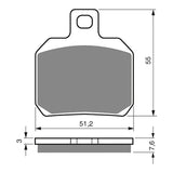 GOLDfren Brake Pads Sintered Sports GF152 - S3 ( PH253 )