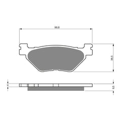 GOLDfren Brake Pads Sintered Sports GF165 - S3 ( PH322 )