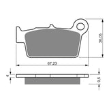 GOLDfren Brake Pads Off-Road Racing GF187 - K5 ( PR326 )