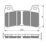 GOLDfren Brake Pads GF214 - S33