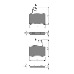 GOLDfren Brake Pads GF228 - K5