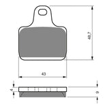 GOLDfren Brake Pads GF239 - S3