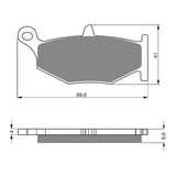 GOLDfren Brake Pads Sintered Sports GF241 - S3 ( PH364 )