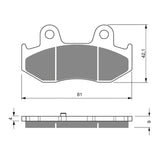 GOLDfren Brake Pads Sintered Sports GF267 - S3 ( PH355 )