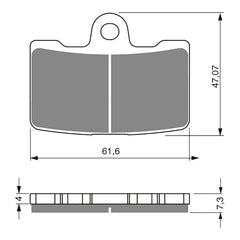 GOLDfren Brake Pads Sintered Sports GF269 - S3 ( PH395 )
