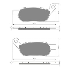 GOLDfren Brake Pads Sintered Sports GF273 - S3 ( PH399 )