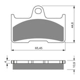 GOLDfren Brake Pads Off-Road Racing GF281 - K5 ( PR304 )