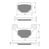 GOLDfren Brake Pads Sintered Sports GF289 - S3 ( P130 )