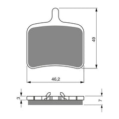 GOLDfren Brake Pads GF290 - S3