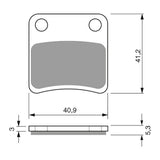 GOLDfren Brake Pads Sintered Sports GF303 - S3 ( P324 )