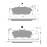 GOLDfren Brake Pads Off-Road Racing GF309 - K5 ( PR451 )