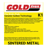 GOLDfren Brake Pads GF310 - K1