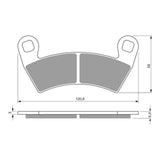 GOLDfren Brake Pads Off-Road Racing GF313 - K5 ( PR483 )