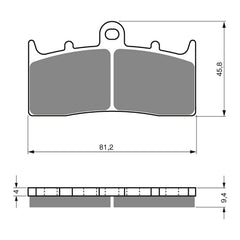 GOLDfren Brake Pads Sintered Sports GF318 - S3 ( PH448 )