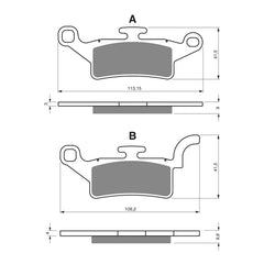 GOLDfren Brake Pads GF330 - S3
