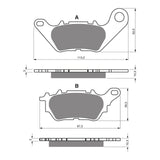 GOLDfren Brake Pads Sintered Sports GF370 - S3 ( P488 )