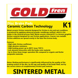 GOLDfren Brake Pads GF377 - K1