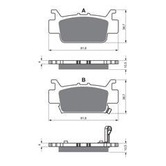 GOLDfren Brake Pads Off-Road Racing GF382 - K5 ( PR524 )