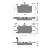 GOLDfren Brake Pads Off-Road Racing GF385 - K5 ( PR525 )