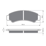GOLDfren Brake Pads Off-Road Racing GF389 - K5