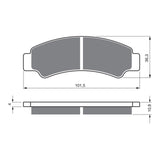 GOLDfren Brake Pads Off-Road Racing GF389 - K5