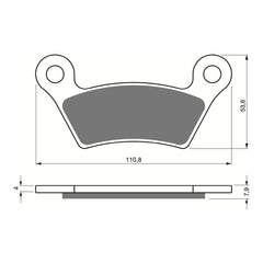 GOLDfren Brake Pads Sintered Sports GF407 - S3
