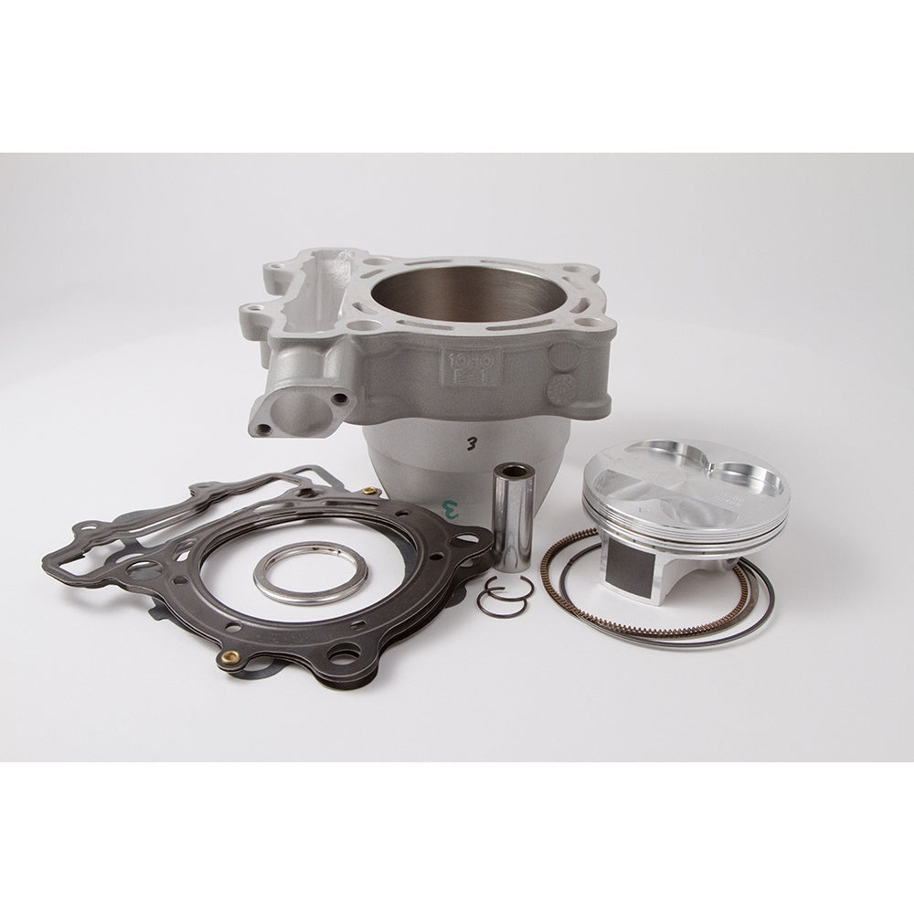 Big Bore Cylinder Kit SUZ RMZ250 07-09 (+3mm) makes 269cc 13.4:1 Uses Piston V-23678. Includes: cylinder, piston, rings, pin, clips, gaskets