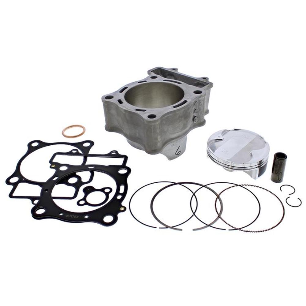 Cylinder Works +3mm Big Bore Cylinder Kit. 270cc. 13.9:1 Comp. 82mm.CRF250R 2018/19 CRF250RX 2019 Includes (Cylinder, Piston Kit, & Top-End Gasket Kit). Uses Vertex #24348.