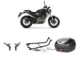 V36 Wizard Silver Topbox Kit H-D X 350 24- - HA010V36BPSIL