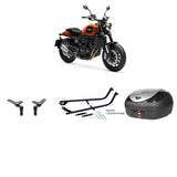 V36 Wizard Silver Topbox Kit H-D X 500 24- - HA011V36BPSIL