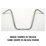 VENTURA 16 INCH APE BAR 1 INCH BLACK - HD09B