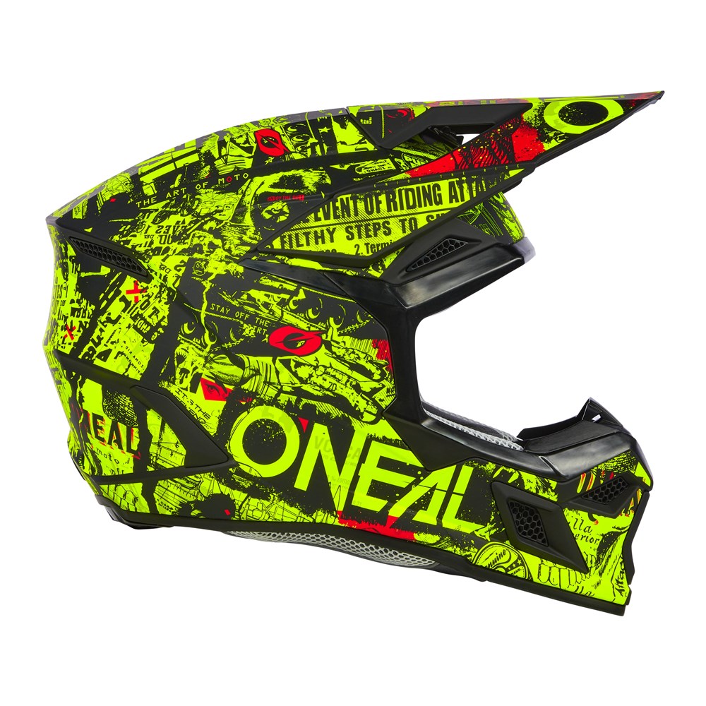 Oneal 27 3SRS Youth Helm Attack - Blk/n-Yel