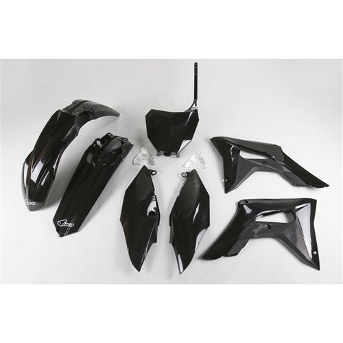 UFO Honda CRF250R 18-21/450R 17-20 Plastics Kit (BLK) (Will Become Hokit119FE001)