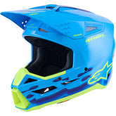 AS8301126 SM3 FORCE HELMET ECE06 CYAN GLOSSY