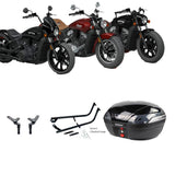 S48 Astra Black Topbox Kit 1133 SCOUT BOBBER, BOBBER TWENTY & ROUGE 18-24 - IN002S48BPBLK