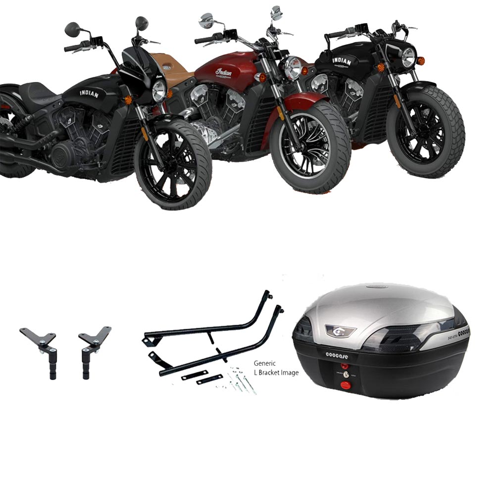 S48 Astra Silver Topbox Kit 1133 SCOUT BOBBER, BOBBER TWENTY & ROUGE 18-24 - IN002S48BPSIL