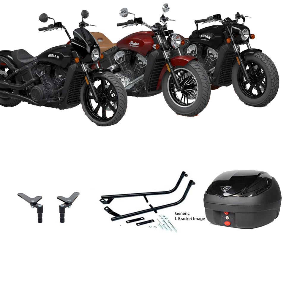 V36 Wizard Black Topbox Kit 1133 SCOUT BOBBER, BOBBER TWENTY & ROUGE 18-24 - IN002V36BPBLK