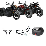 V36 Wizard Silver Topbox Kit 1133 SCOUT BOBBER, BOBBER TWENTY & ROUGE 18-24 - IN002V36BPSIL