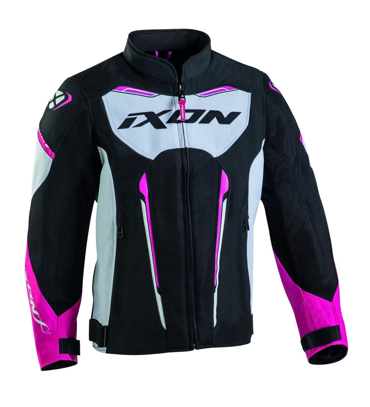 IXON STRIKER AIR KID LADY JKT BLK/WHT/FUS (14ANS)