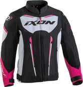 IXON STRIKER AIR KID LADY JKT BLK/WHT/FUS (12ANS)