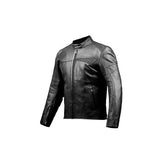 CRANKY AIR LTHR JACKET - BLACK