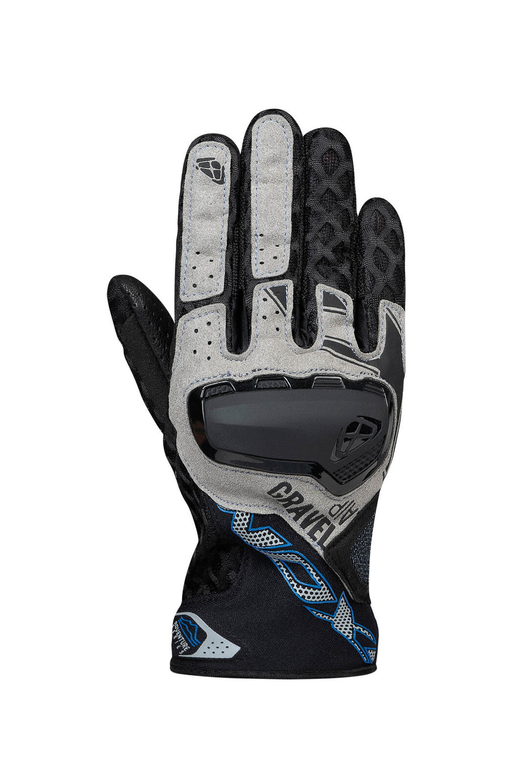 Ixon Gravel Air Glv (EN13594) Blk/gry/blu