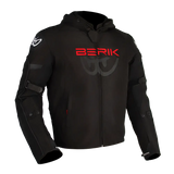 STAR HOODIE (BLACK / FLURO-RED)