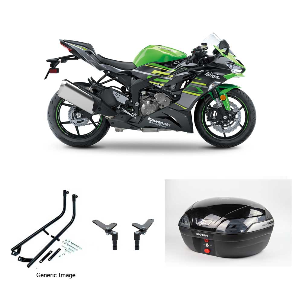 S48 Astra Black Topbox Kit ZX-6R (636) 19-25 - K120S48BPBLK
